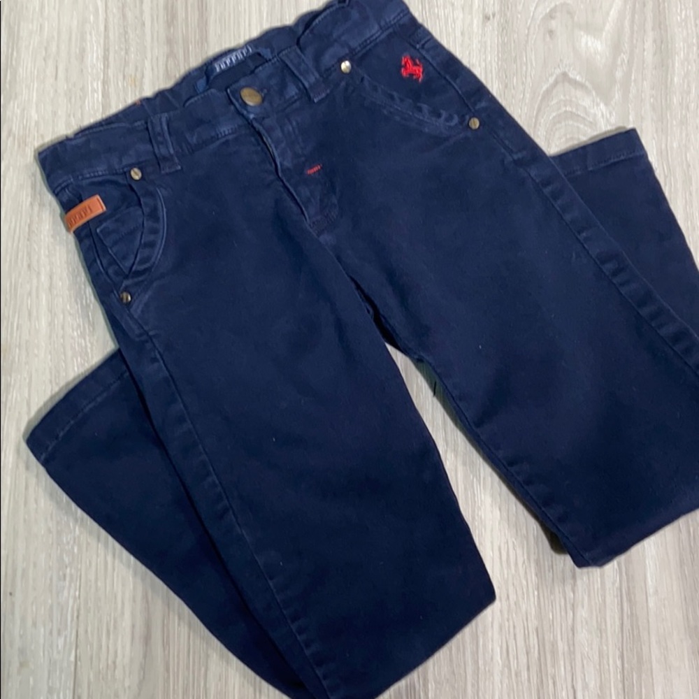 Boys Ferrari dark blue jeans